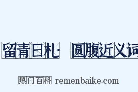 留青日札·圆腹近义词是什么意思的图片